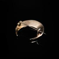 Antique Rose Cut Paste Gold and Silver Crescent Moon Brooch Pin (3 of 9) Antique Rose Cut Paste Gold and Silver Crescent Moon Brooch Pin (3 of 9)