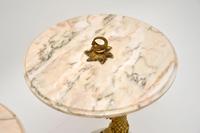 Pair of Antique Marble & Brass Side Tables (10 of 12) Pair of Antique Marble & Brass Side Tables (10 of 12)