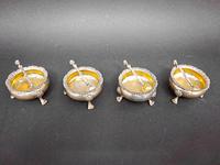 Set of Four Victorian Silver Salts (5 of 5) Set of Four Victorian Silver Salts (5 of 5)