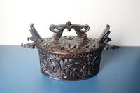 Scandinavian / Norwegian 'Folk Art' Baroque / Acanthus carved tine box c.1885 (36 of 53) Scandinavian / Norwegian 'Folk Art' Baroque / Acanthus carved tine box c.1885 (36 of 53)