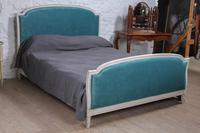 Lovely French Empire Newly Upholstered Bed (2 of 7) Lovely French Empire Newly Upholstered Bed (2 of 7)