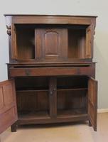 Antique Carved Oak Sideboard Court Cupboard Dresser (10 of 15) Antique Carved Oak Sideboard Court Cupboard Dresser (10 of 15)