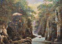 Small Original 19th Century Victorian Woodland River Landscape Oil Painting (9 of 12) Small Original 19th Century Victorian Woodland River Landscape Oil Painting (9 of 12)