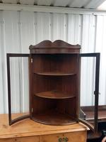Hanging Bow Glass Cabinet (2 of 3) Hanging Bow Glass Cabinet (2 of 3)