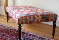 Large Antique Afghan Kelim Foot Stool (9 of 11) Large Antique Afghan Kelim Foot Stool (9 of 11)