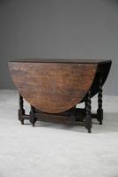 Oak Oval Drop Leaf Dining Table (11 of 12) Oak Oval Drop Leaf Dining Table (11 of 12)