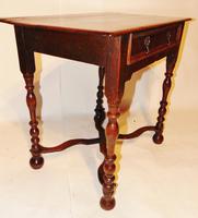 William & Mary Oak Side Table (2 of 8) William & Mary Oak Side Table (2 of 8)