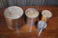 Set of 4 Treen Bushel Measures (5 of 5) Set of 4 Treen Bushel Measures (5 of 5)
