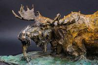 20th Century Bronze Elk (4 of 6) 20th Century Bronze Elk (4 of 6)