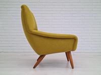 Danish relax armchair, 70s, completely renovated-reupholstered (2 of 14) Danish relax armchair, 70s, completely renovated-reupholstered (2 of 14)