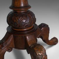 Antique Breakfast Table, English, Walnut, Mahogany, Tilt Top, Oval, Victorian (3 of 12) Antique Breakfast Table, English, Walnut, Mahogany, Tilt Top, Oval, Victorian (3 of 12)