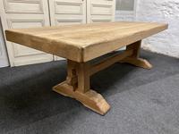 Large French Bleached Oak Farmhouse Dining Table (2 of 19) Large French Bleached Oak Farmhouse Dining Table (2 of 19)