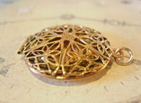 Vintage Pocket Watch Chain Vinaigrette Fob 1950s Victorian Revival Rose Gilt Fob (6 of 11) Vintage Pocket Watch Chain Vinaigrette Fob 1950s Victorian Revival Rose Gilt Fob (6 of 11)