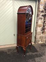 Antique Slim Figured Walnut Bookcase (2 of 12) Antique Slim Figured Walnut Bookcase (2 of 12)