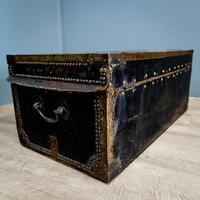 Victorian Leather & Brass Studded Trunk (8 of 14) Victorian Leather & Brass Studded Trunk (8 of 14)
