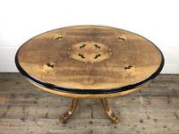 Victorian Walnut & Mixed Woods Inlaid Centre Table (3 of 11) Victorian Walnut & Mixed Woods Inlaid Centre Table (3 of 11)