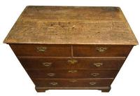 Queen Anne Period Oak Chest of Drawers (4 of 5)