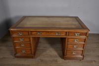 Antique Victorian 5ft Mahogany Pedestal Desk (5 of 7) Antique Victorian 5ft Mahogany Pedestal Desk (5 of 7)