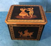 Victorian Italian Sorento Ware Single Tea Caddy (10 of 16) Victorian Italian Sorento Ware Single Tea Caddy (10 of 16)