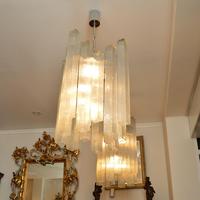 Pair of Large Vintage 1960’s Glass Chandeliers by Doria Leuchten (5 of 11) Pair of Large Vintage 1960’s Glass Chandeliers by Doria Leuchten (5 of 11)