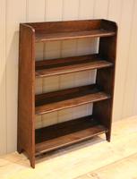 Small Graduated Open Oak Bookcase (6 of 10) Small Graduated Open Oak Bookcase (6 of 10)