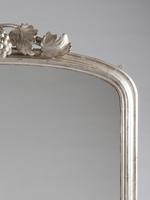 Large English Victorian Silvered Archtop Overmantle Mirror (3 of 7) Large English Victorian Silvered Archtop Overmantle Mirror (3 of 7)