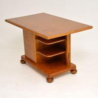 Antique Swedish Satin Birch Coffee / Library Table (10 of 10) Antique Swedish Satin Birch Coffee / Library Table (10 of 10)