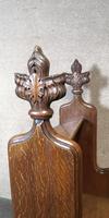 Victorian Carved Oak Gothic Church Pew (12 of 12) Victorian Carved Oak Gothic Church Pew (12 of 12)