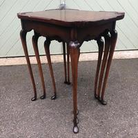 Antique Burr Walnut Nest of 3 Tables (4 of 8) Antique Burr Walnut Nest of 3 Tables (4 of 8)