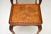 Queen Anne Style Burr Walnut Nest of Tables c.1930 (7 of 9) Queen Anne Style Burr Walnut Nest of Tables c.1930 (7 of 9)