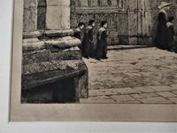 Fine antique print, Axel Herman Haig etching, Chartres Cathedral, signed 1881 (8 of 9) Fine antique print, Axel Herman Haig etching, Chartres Cathedral, signed 1881 (8 of 9)