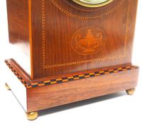 Incredible French Inlaid Lancet Mantel Clock Multi Wood Inlay 8 Day Striking Mantle Clock (3 of 10) Incredible French Inlaid Lancet Mantel Clock Multi Wood Inlay 8 Day Striking Mantle Clock (3 of 10)