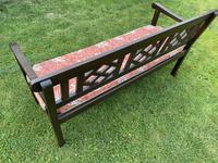 Large 3 Seater Vintage 20th Century Colonial Style Teak Garden Bench (7 of 33) Large 3 Seater Vintage 20th Century Colonial Style Teak Garden Bench (7 of 33)