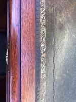 Quality Mahogany Inverted Breakfront Pedestal Desk (5 of 9) Quality Mahogany Inverted Breakfront Pedestal Desk (5 of 9)