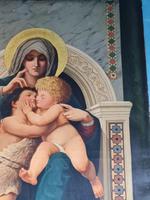 William-Adolphe Bouguereau 'la Rochelle 1825-1905' Copy of Madonna Enthroned (2 of 8) William-Adolphe Bouguereau 'la Rochelle 1825-1905' Copy of Madonna Enthroned (2 of 8)
