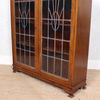 Oak Leaded Stained Glazed Bookcase Arts & Crafts Edwardian (3 of 11) Oak Leaded Stained Glazed Bookcase Arts & Crafts Edwardian (3 of 11)