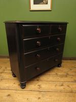 Antique Painted Black Chest of Drawers (11 of 16) Antique Painted Black Chest of Drawers (11 of 16)