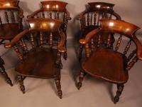 Harlequin Set of 6 Victorian Captains Chairs (10 of 10) Harlequin Set of 6 Victorian Captains Chairs (10 of 10)
