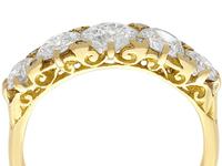 3.31ct Diamond & 18ct Yellow Gold Five Stone Ring c.1930 (2 of 9) 3.31ct Diamond & 18ct Yellow Gold Five Stone Ring c.1930 (2 of 9)