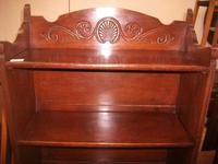 Folding Open Bookcase with Carved Upstand (2 of 4) Folding Open Bookcase with Carved Upstand (2 of 4)