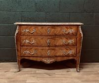 Beautiful French Louis XVI Style Tulip wood marble top commode (2 of 12) Beautiful French Louis XVI Style Tulip wood marble top commode (2 of 12)