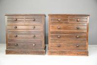 Pair of Stained Beech Chest of Drawers (3 of 16) Pair of Stained Beech Chest of Drawers (3 of 16)