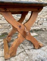 Antique Swedish Pine X-frame Trestle Table (13 of 21) Antique Swedish Pine X-frame Trestle Table (13 of 21)
