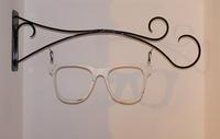 Vintage Opticians Wrought Iron Wall Bracket with White Painted Timber Spectacles (2 of 8) Vintage Opticians Wrought Iron Wall Bracket with White Painted Timber Spectacles (2 of 8)