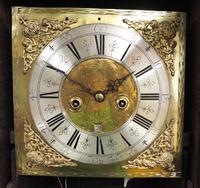 18th Century English Longcase Clock in Oak Case Silver Brass Dial Signed John Taylor (3 of 6) 18th Century English Longcase Clock in Oak Case Silver Brass Dial Signed John Taylor (3 of 6)