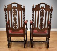 Pair of 1910 Oak Barley Twist Armchairs (4 of 15) Pair of 1910 Oak Barley Twist Armchairs (4 of 15)
