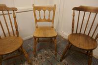 Collection of 3 Stripped Beech & Elm Country Windsor Chairs (12 of 12) Collection of 3 Stripped Beech & Elm Country Windsor Chairs (12 of 12)
