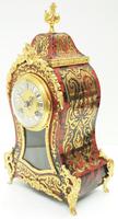 Wow! Phenomenal French Boulle Mantel Clock Ormolu Inlay 8 Day Visible Pendulum Mantle Clock (10 of 10) Wow! Phenomenal French Boulle Mantel Clock Ormolu Inlay 8 Day Visible Pendulum Mantle Clock (10 of 10)