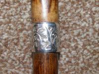 Victorian Hallmarked Repousse Silver 1896 Sword / Walking Cane W/Burr Root Top (9 of 13) Victorian Hallmarked Repousse Silver 1896 Sword / Walking Cane W/Burr Root Top (9 of 13)