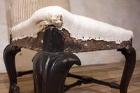 18th Century Ebonised & Upholstered Queen Anne Side Chair (6 of 13) 18th Century Ebonised & Upholstered Queen Anne Side Chair (6 of 13)
